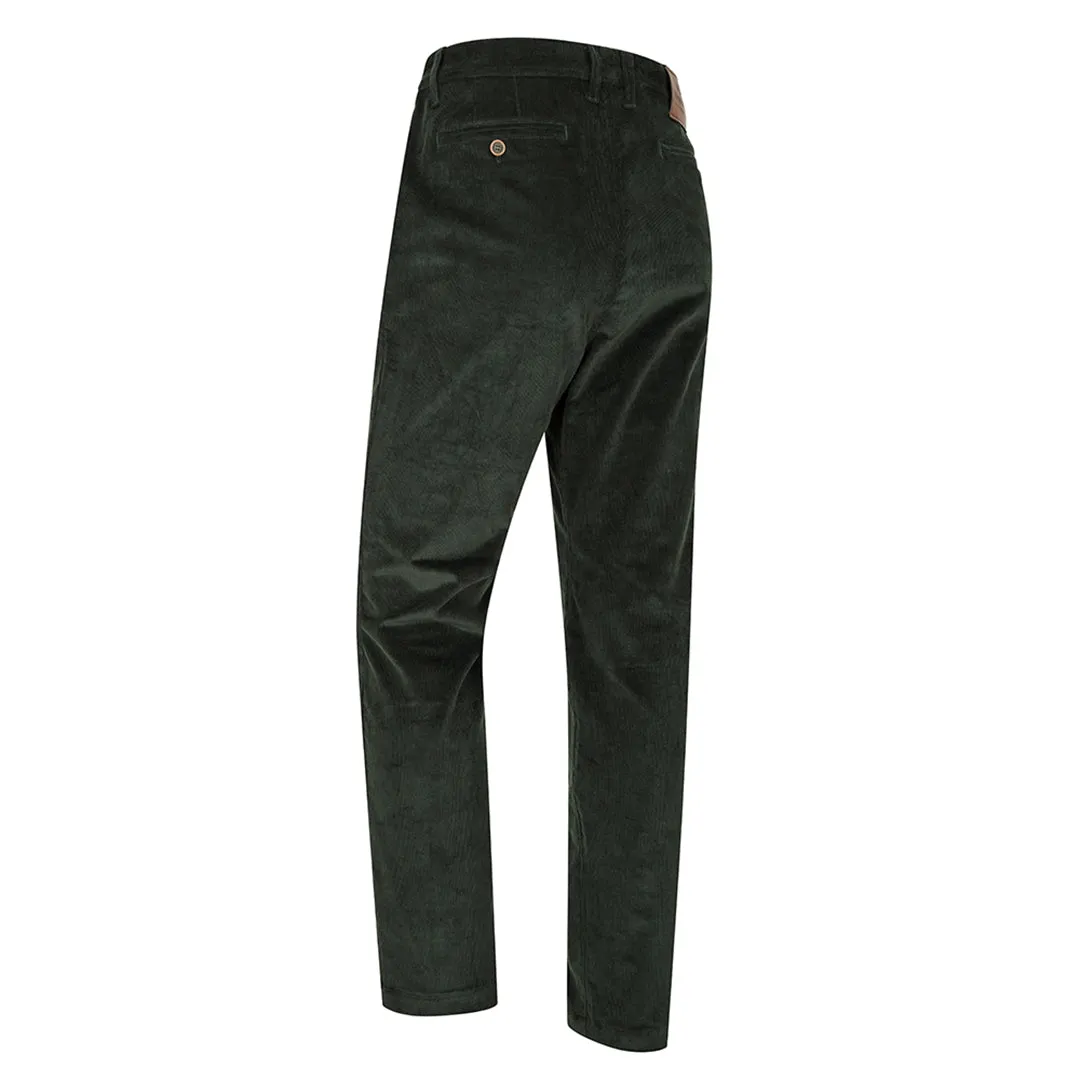 Cairnie Comfort Stretch Cord Trousers - Racing Green by Hoggs of Fife