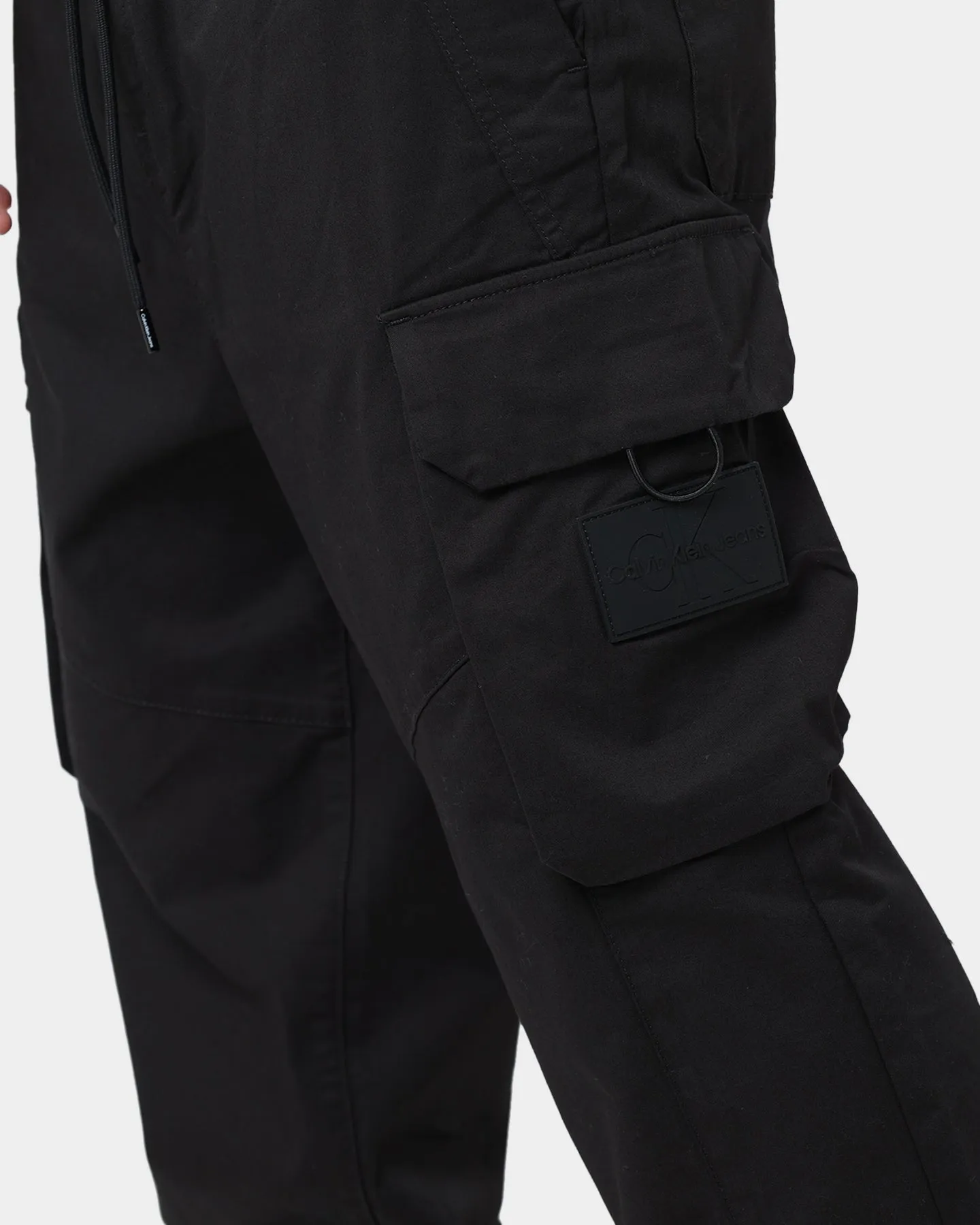 Calvin Klein Seasonal Washed Cargo Pants Ck Black