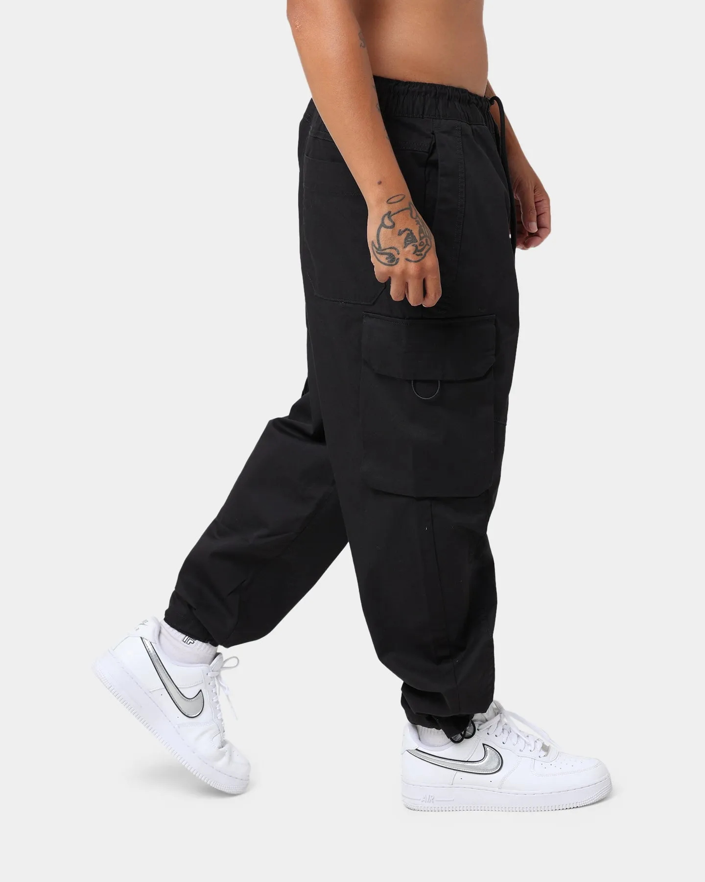 Calvin Klein Seasonal Washed Cargo Pants Ck Black