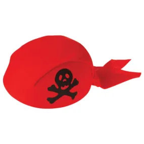 Cap Pirate Scarf Red