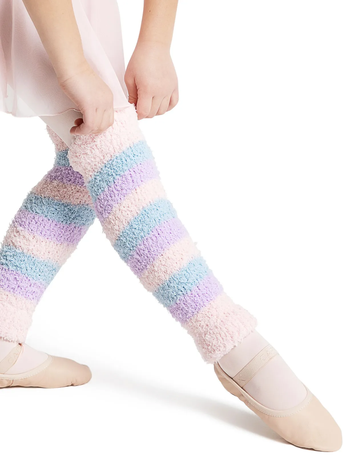 Capezio | Harmonie Striped 12" Children's Pamper Legwarmer