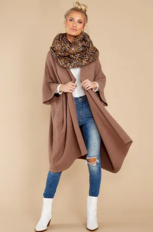 Carefree Days Mocha Cardigan