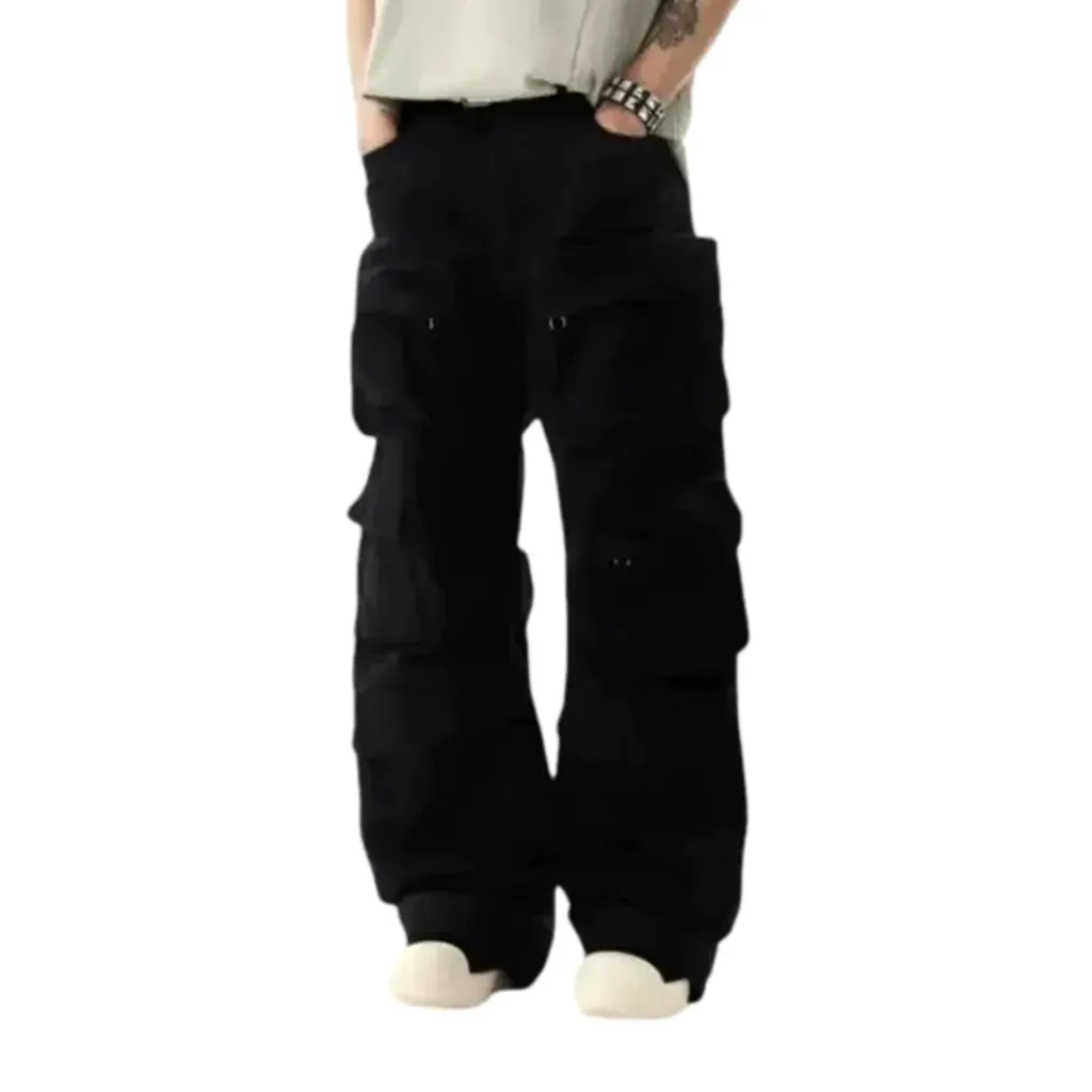 Cargo zipper y2k style men's jeans