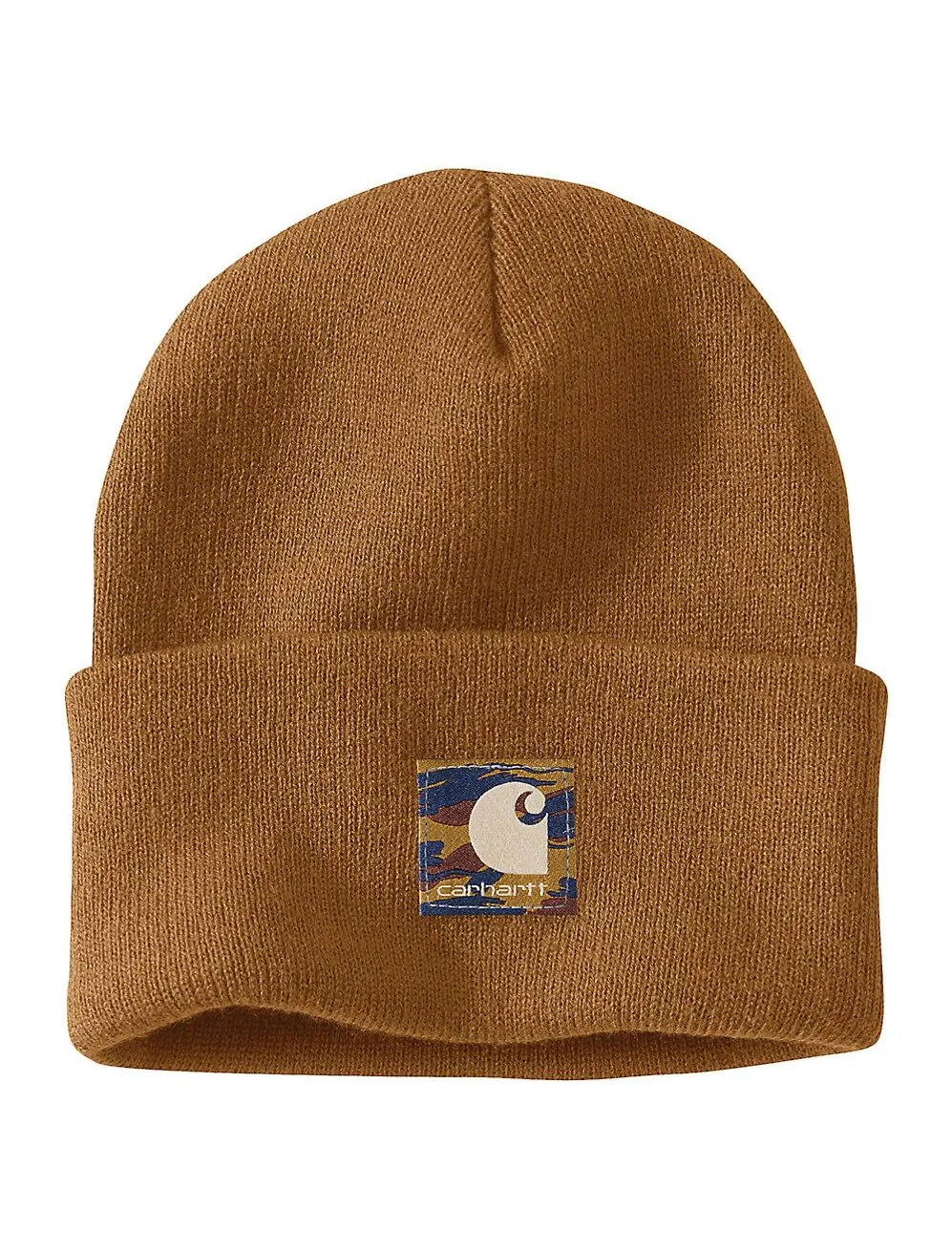 Carhartt Men's Knit Camo Patch Beanie