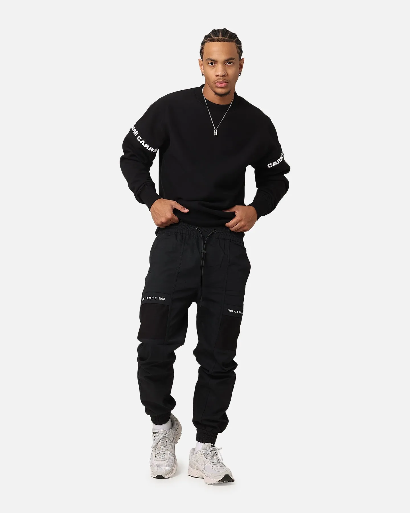 Carré 202X Cargo Jogger Pants Black