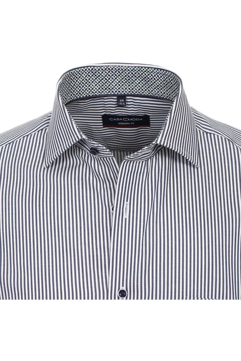 Casa Moda - Business Shirt Navy Stripe