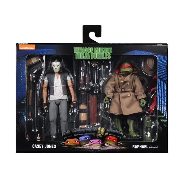 Casey Jones and Raphael - 7" Action Figurines - Teenage Mutant Ninja Turtles - NECA Collectibles