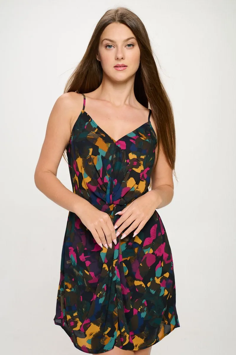 Christine Front Knot Mini Dress