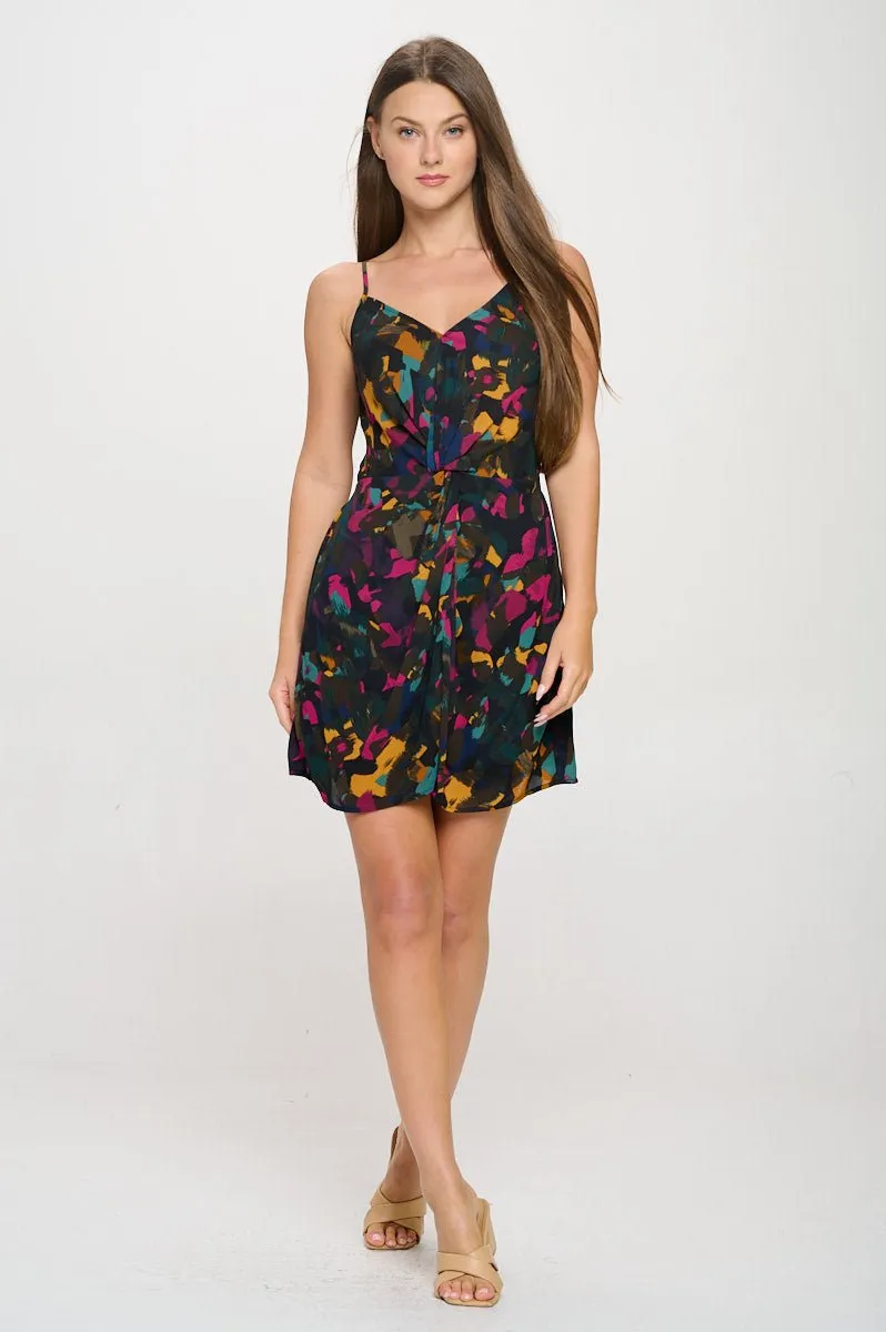 Christine Front Knot Mini Dress