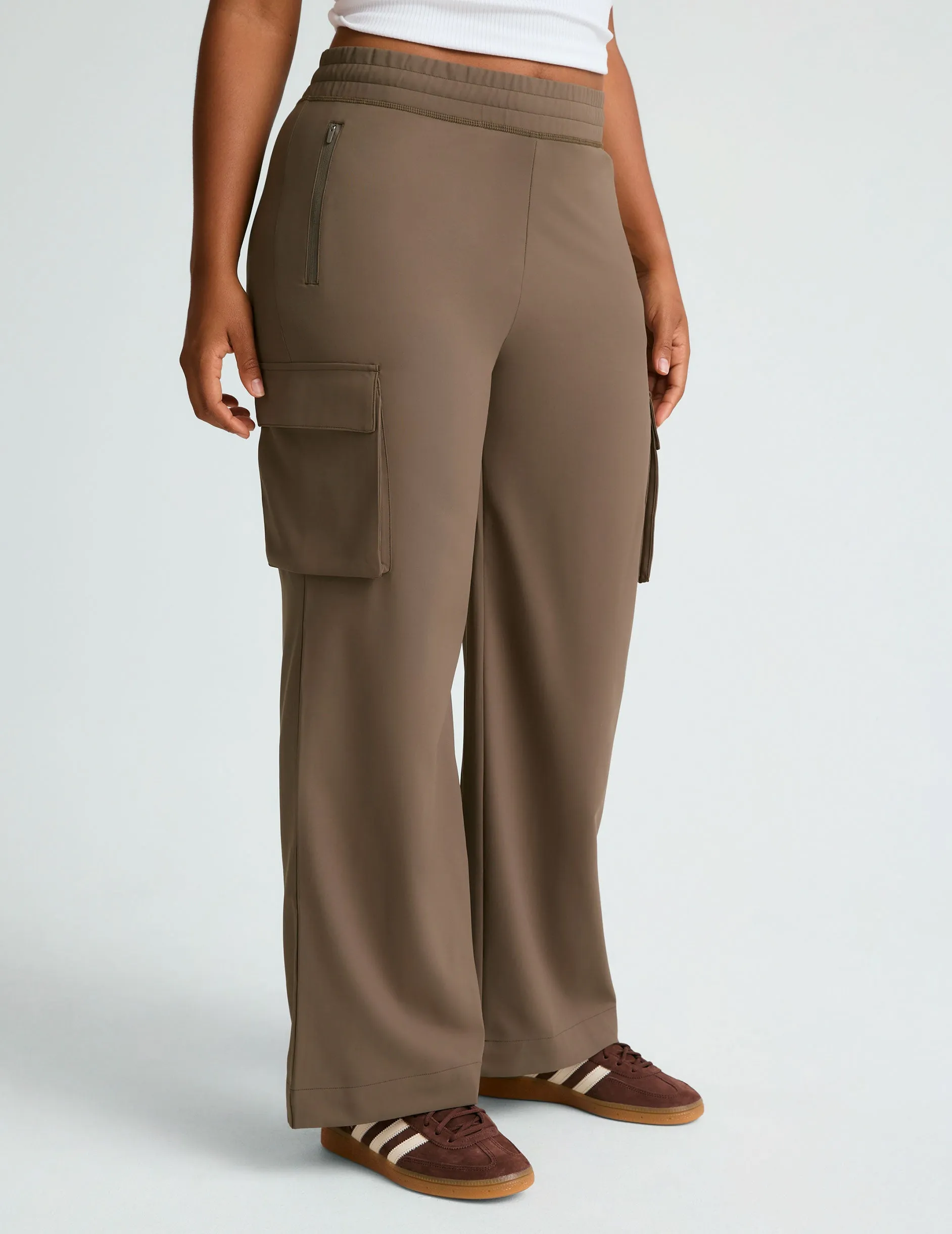 City Chic Wide Leg Cargo Pant