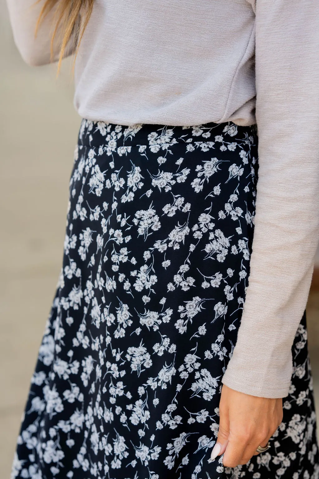 Classic Blossoms Maxi Skirt