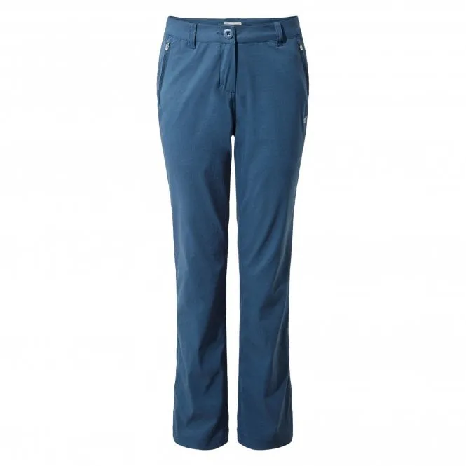 Craghoppers Ladies Kiwi Pro Stretch Trousers - Loch Blue