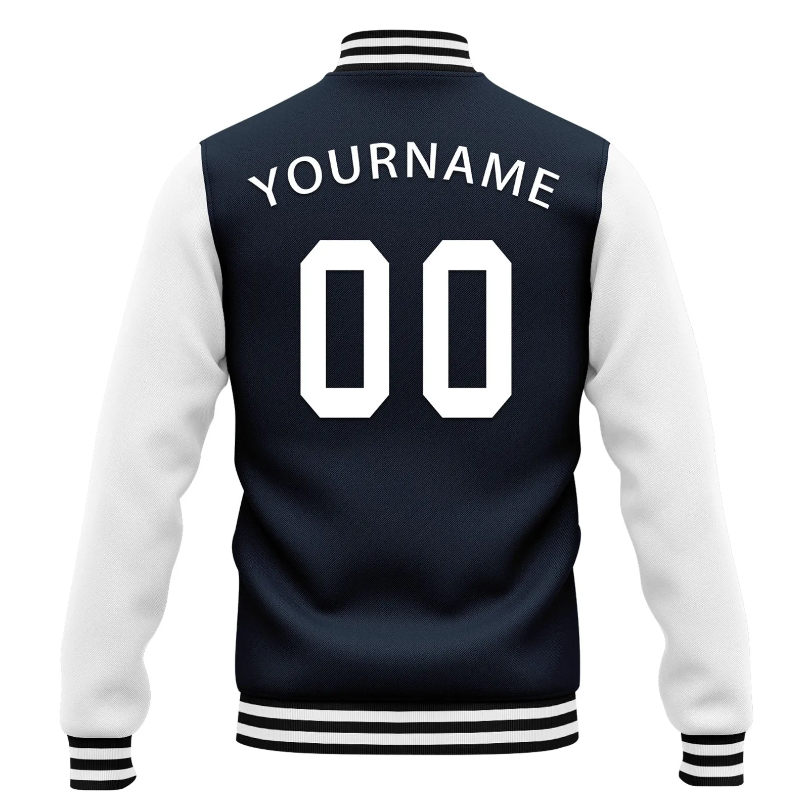 Custom Raglan Sleeves Jacket Bomber Full-Snap Varsity Letterman Personalized Jacket FZ005-D025002-9