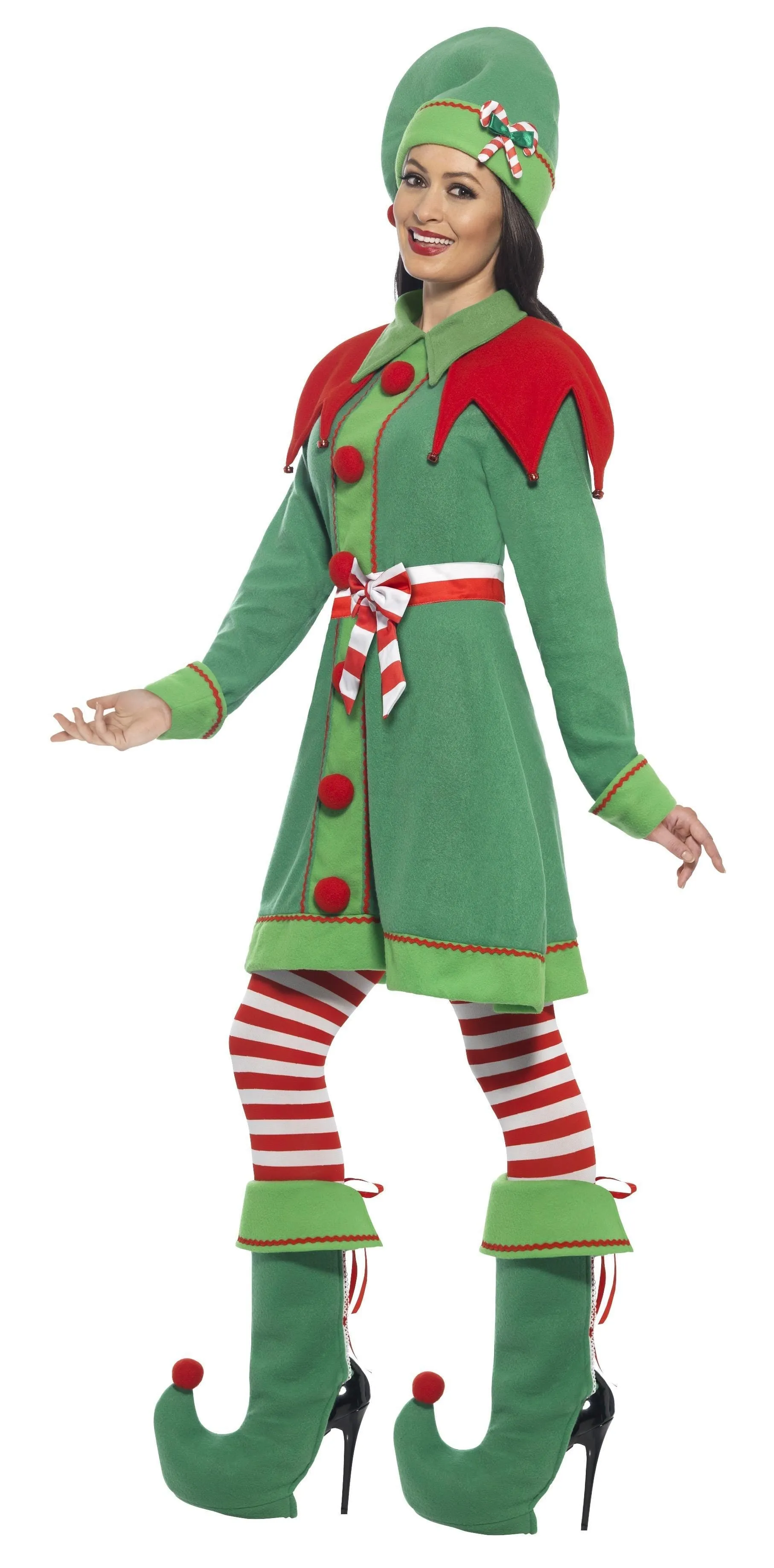 Deluxe Miss Elf Women's Christmas Costume