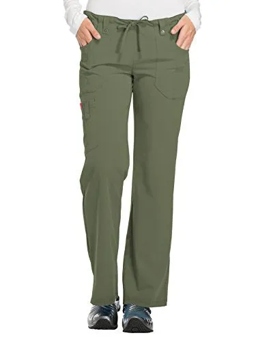 Dickies 82011 Women's Mid Rise Drawstring Cargo Pant