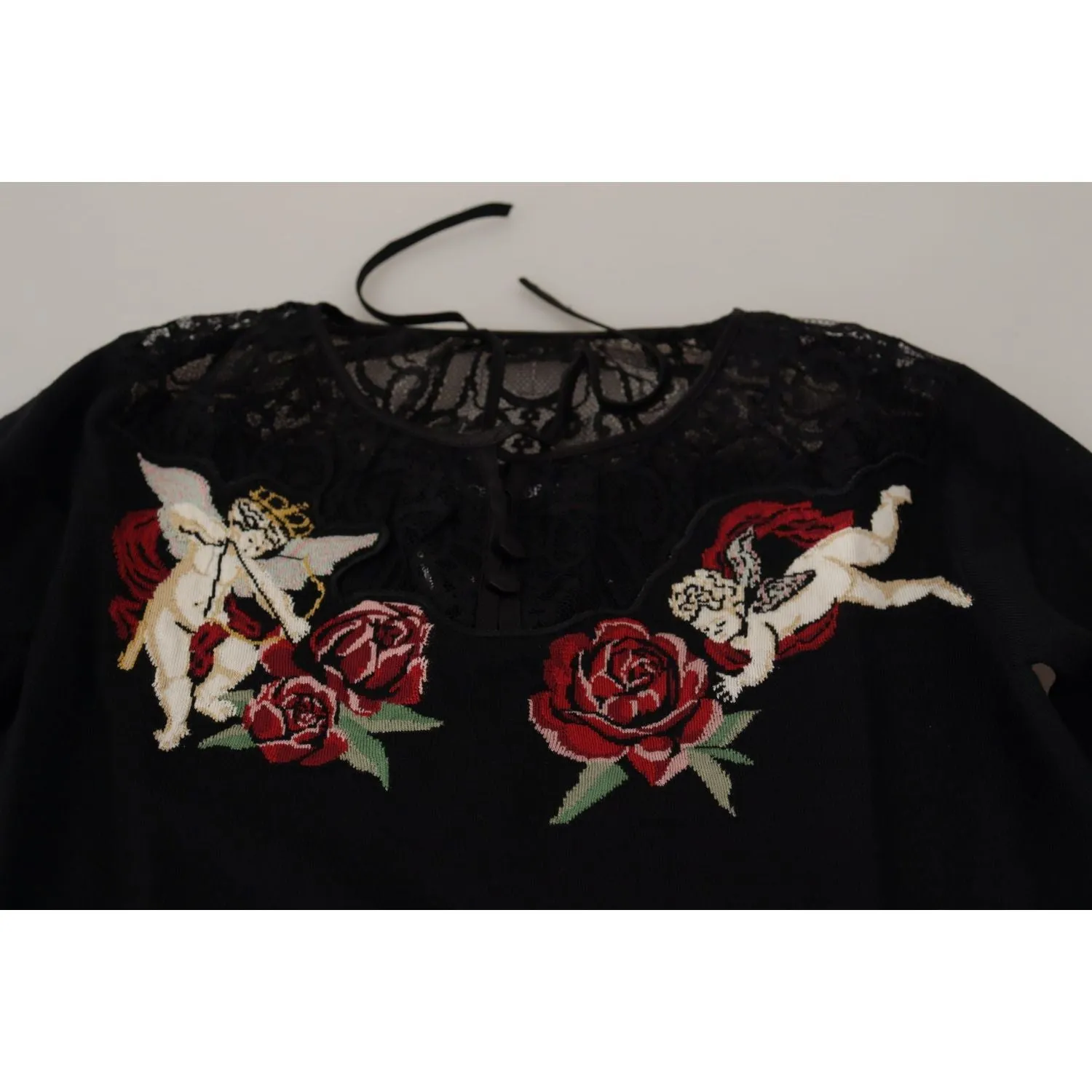 Dolce & Gabbana Embroidered Angel Cardigan Sweater