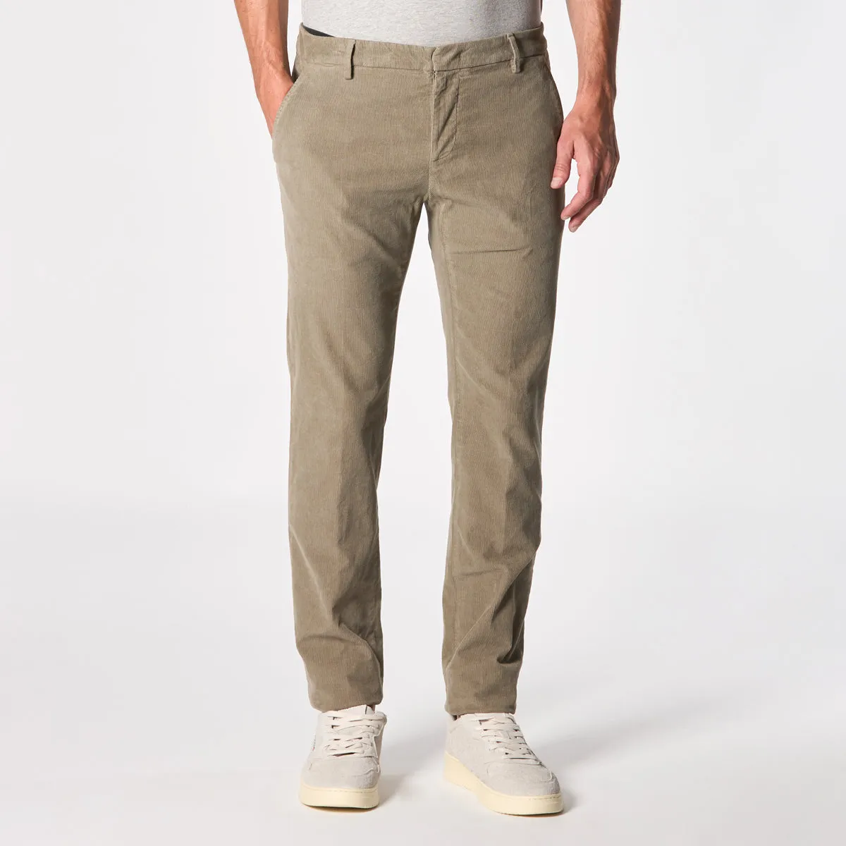 DONDUP TROUSERS UP166 VS0028 PTD 027 DOVE GREY