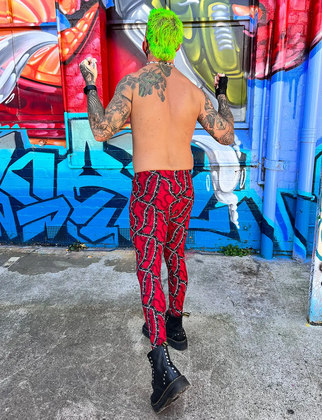 DOOF MEGGINGS - RED THORN