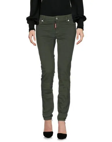 Dsquared2 Women Casual trouser Military green 10 UK