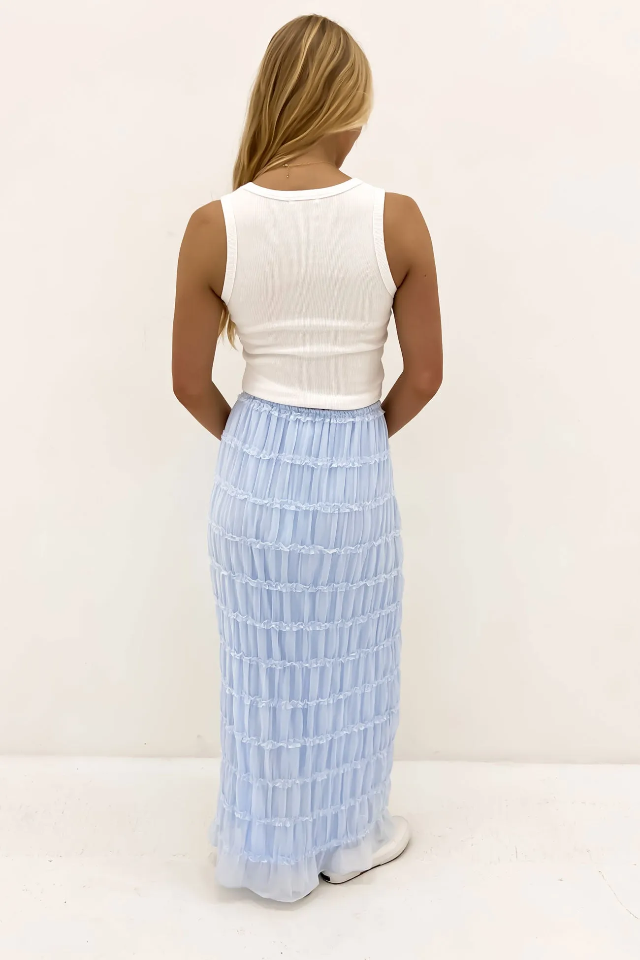 Eloisa Maxi Skirt Blue