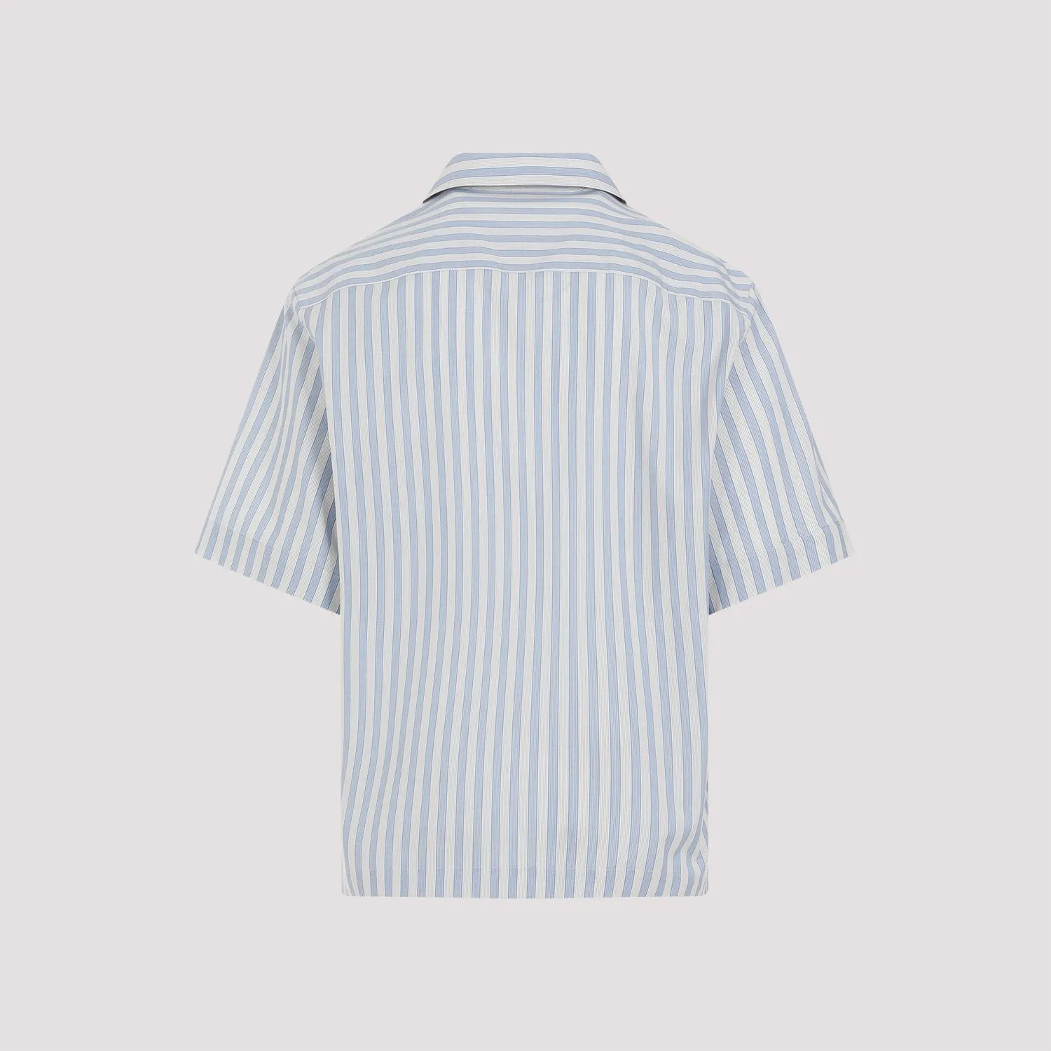 ETRO Blue Cotton Bowling Shirt for Men - SS24 Collection