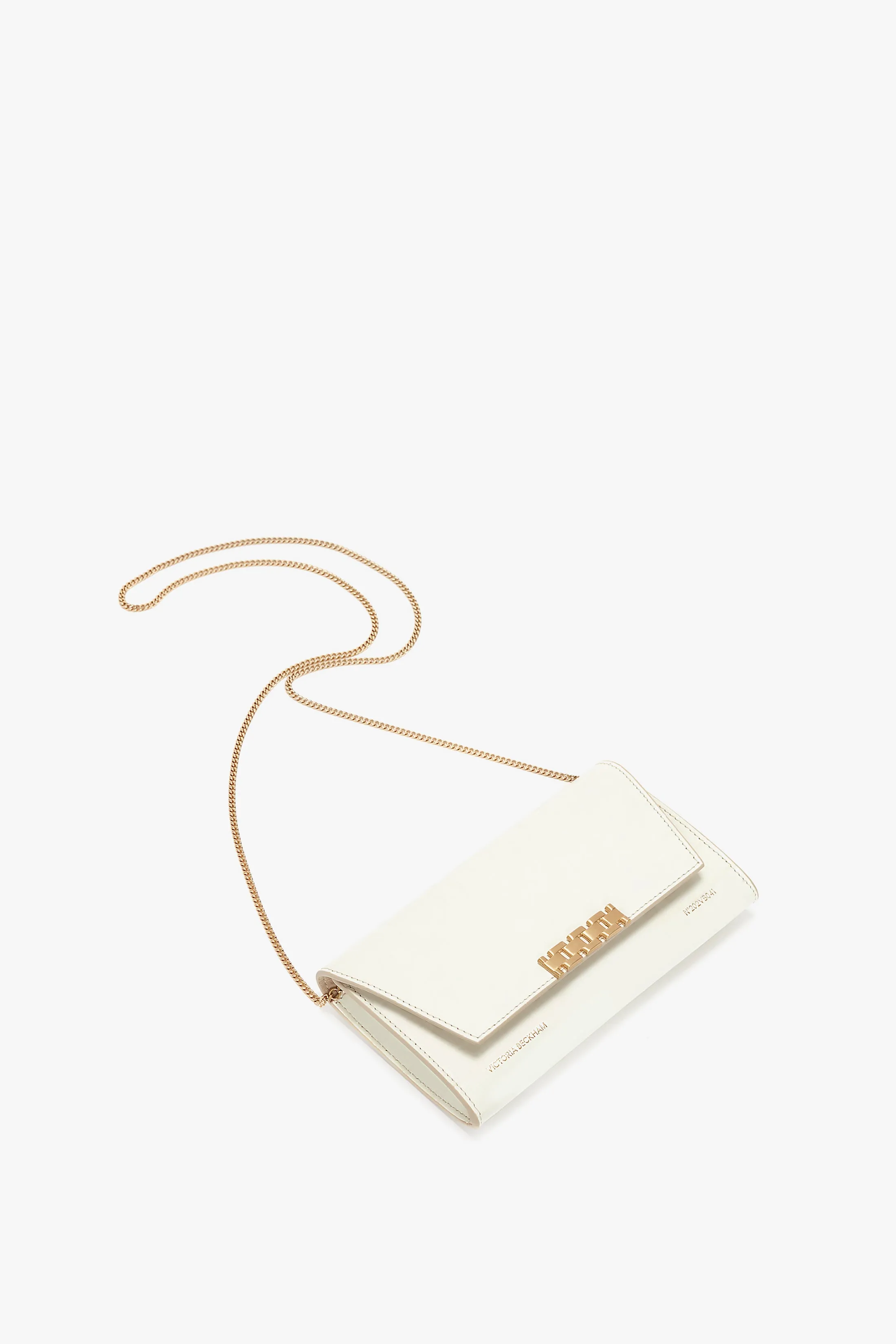 Exclusive Wallet On Chain In White Leather