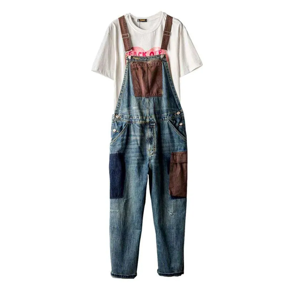 Fashion men's jean overall