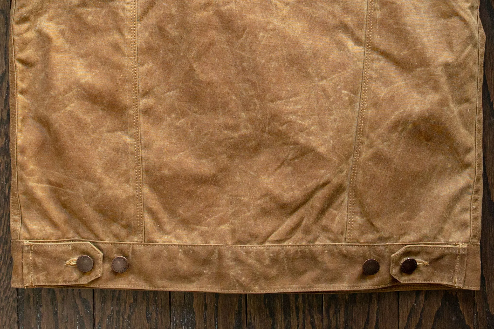 Freenote Cloth Riders Jacket Waxed Canvas- Rust