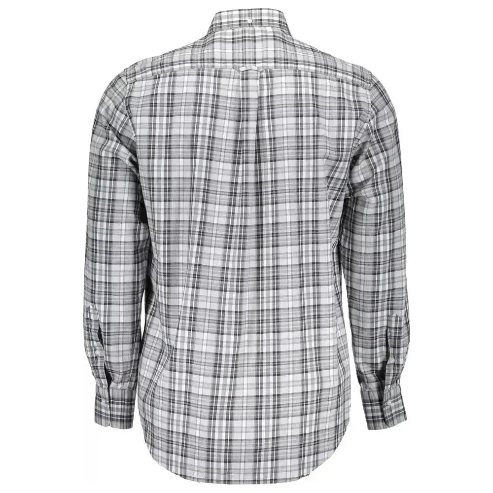 Gant Gray Cotton Men Shirt