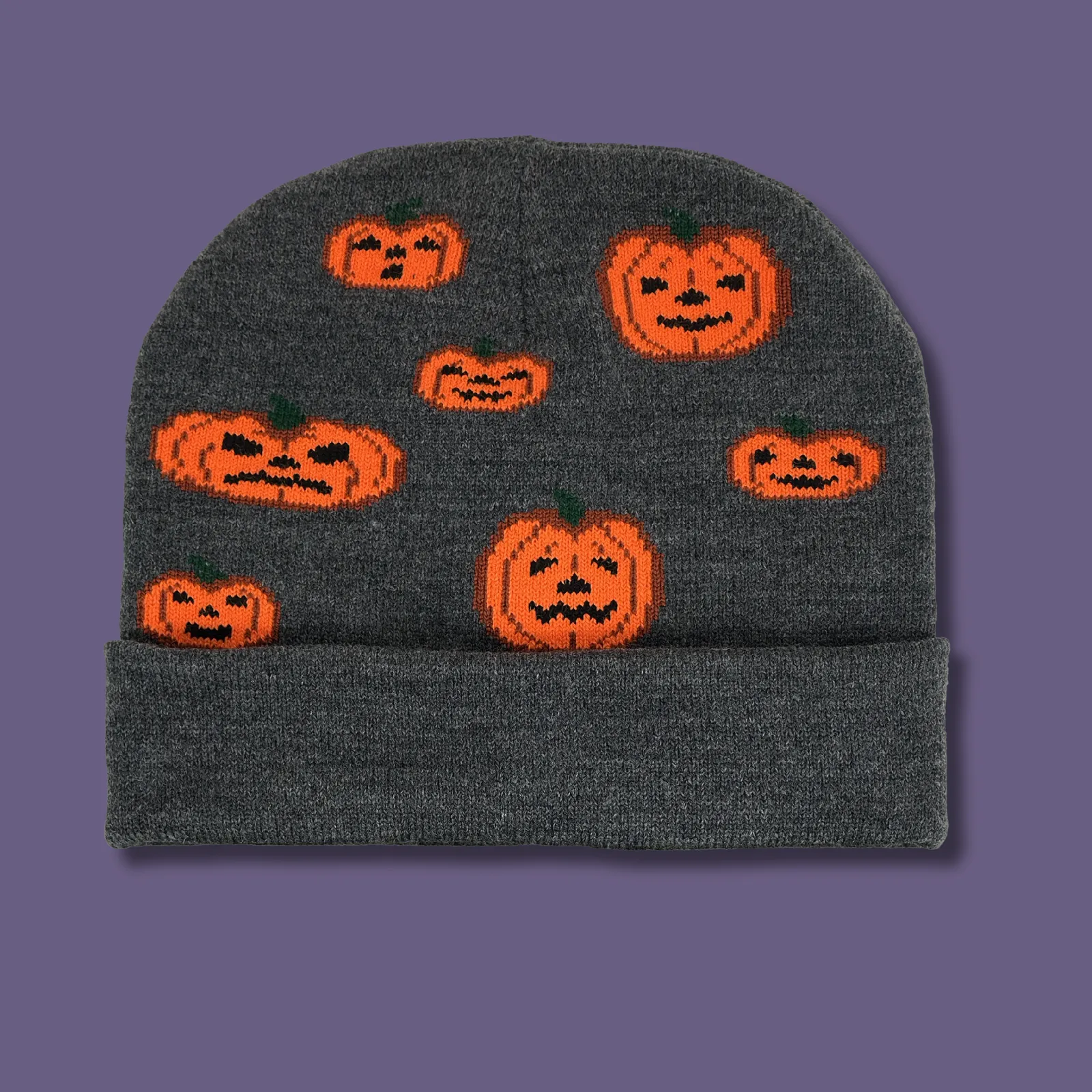 Halloween Jack-O-Lantern Beanie