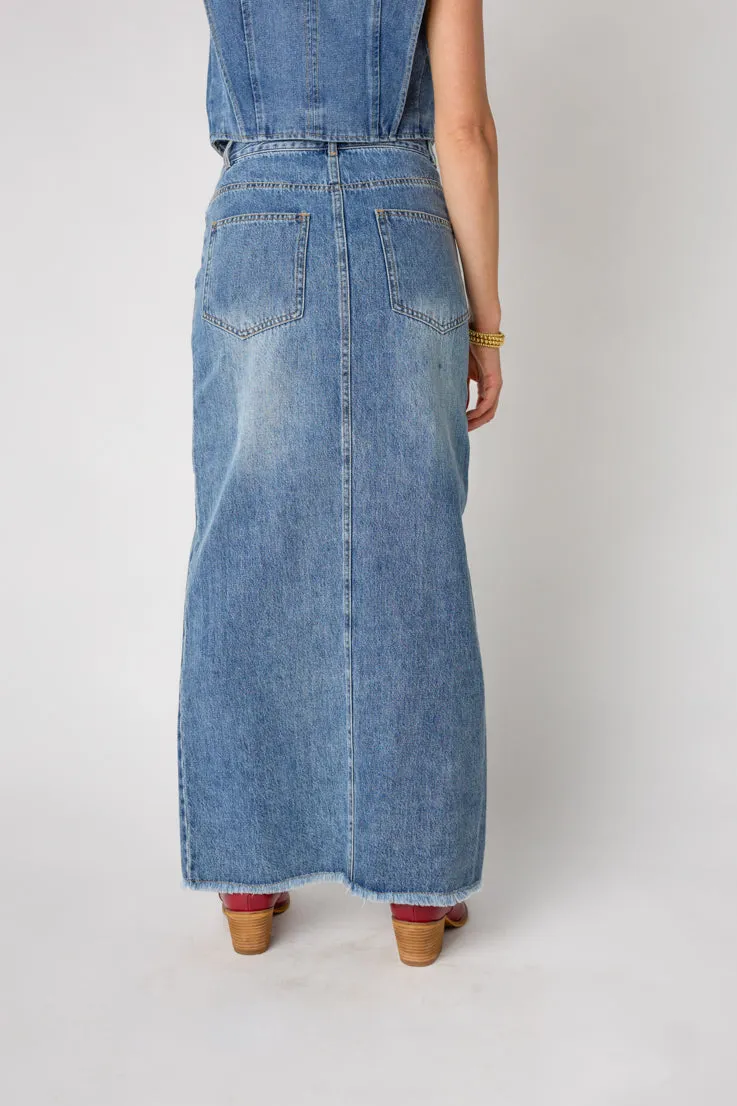 High Noon Denim Skirt