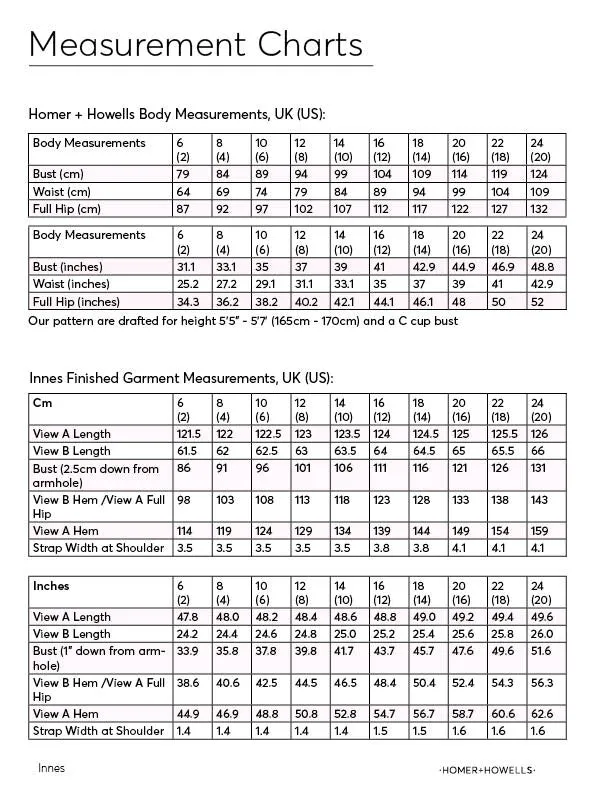 Homer   Howells -  Innes Cami Dess Sewing Pattern