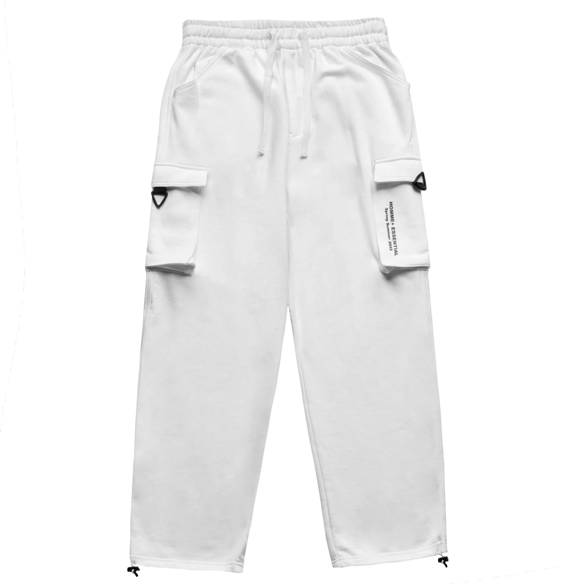 HOMME  Cargo Sweatpants White