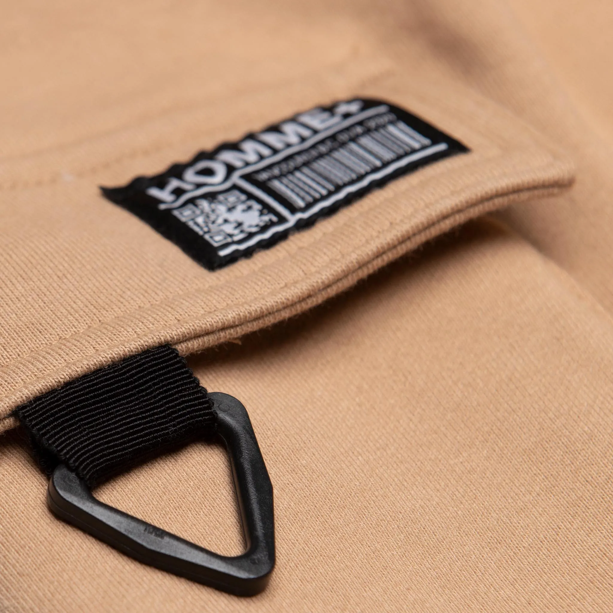 HOMME  Knit Cargo Pants Beige