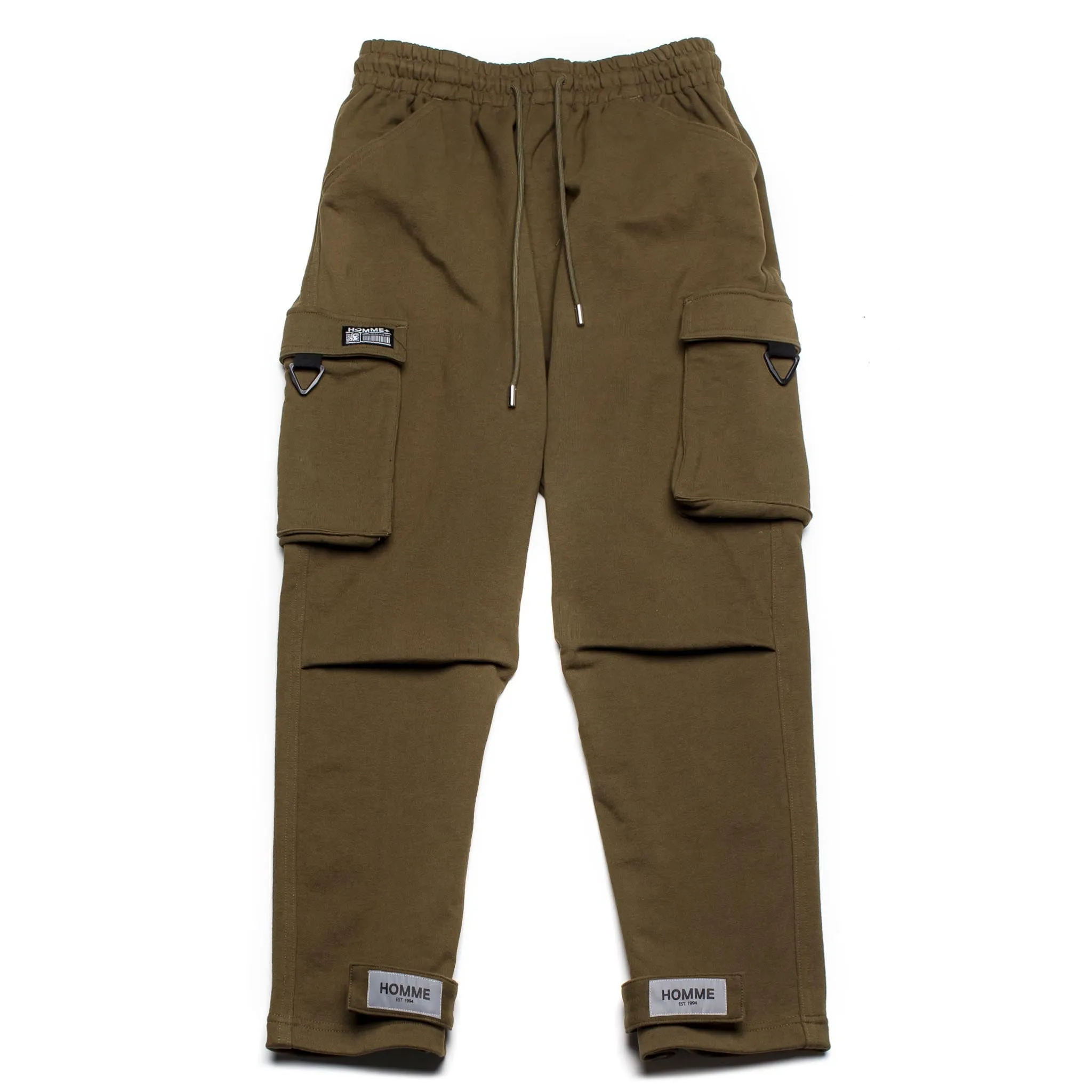 HOMME  Knit Cargo Pants Khaki