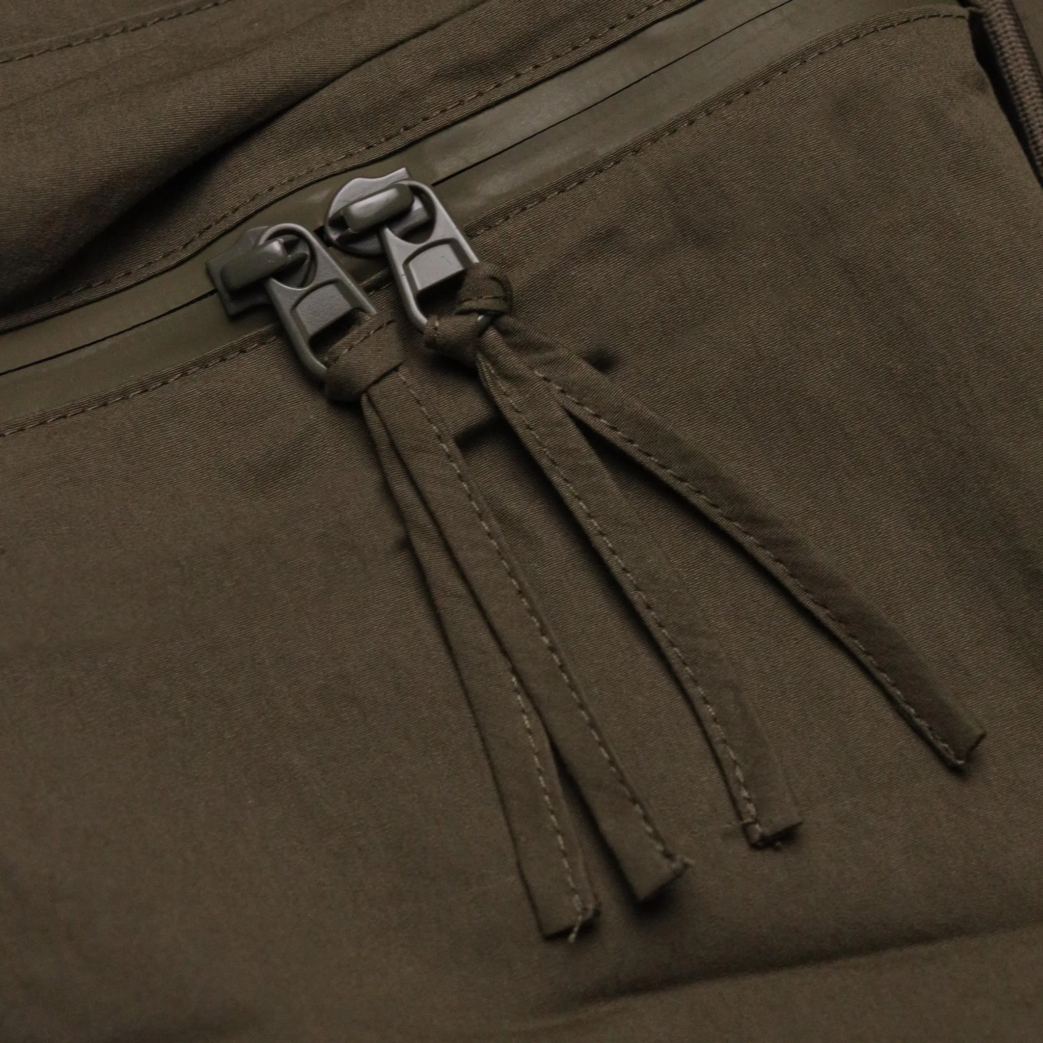 HOMME  Nylon Cargo Pocket Pants Army