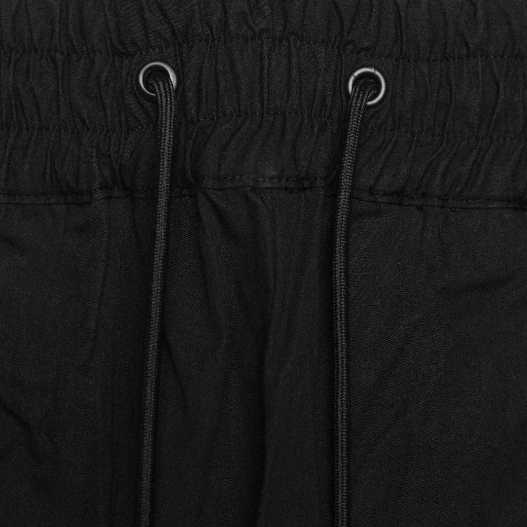 HOMME  Nylon Cargo Pocket Pants Black