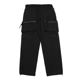 HOMME  Nylon Cargo Pocket Pants Black