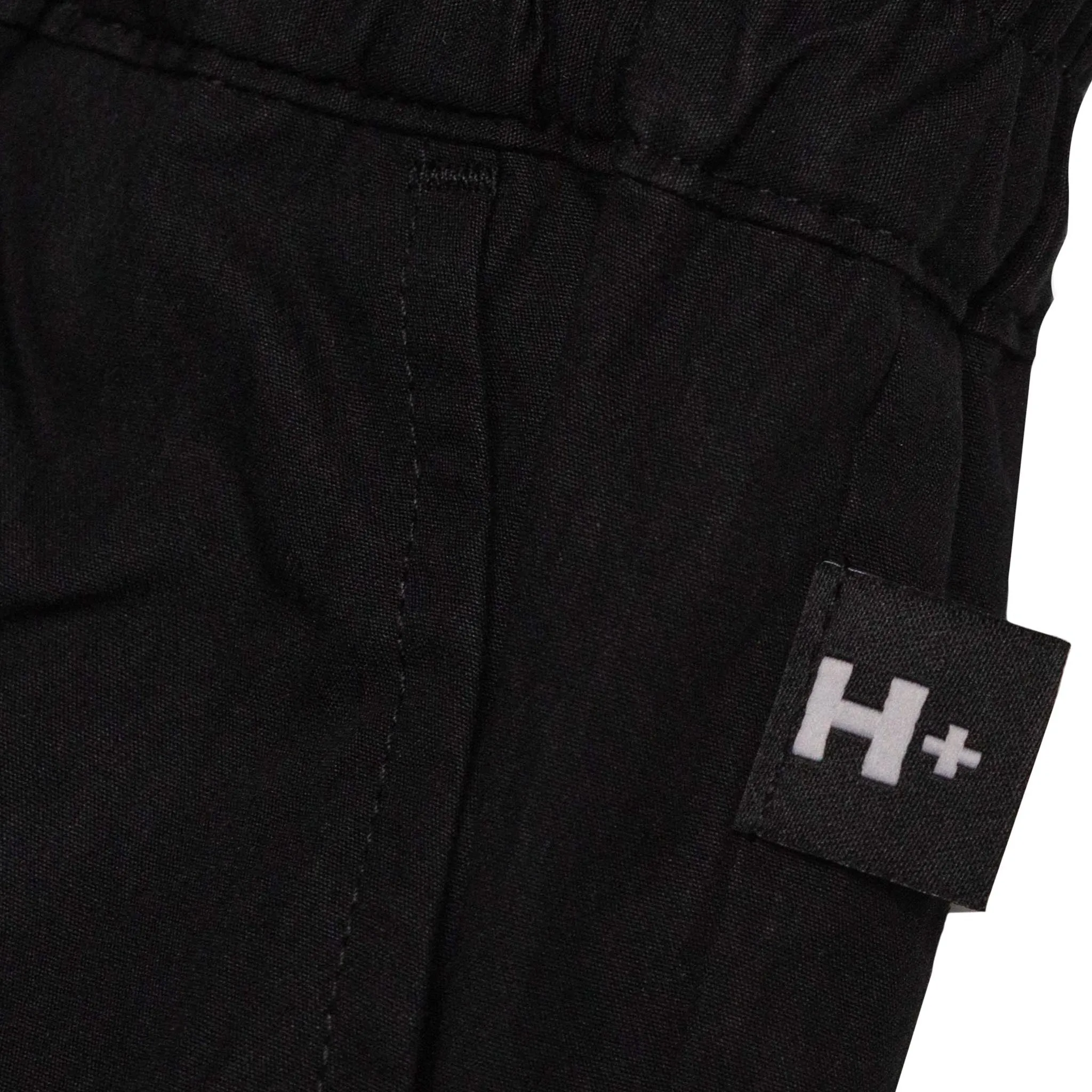 HOMME  Nylon Cargo Pocket Pants Black