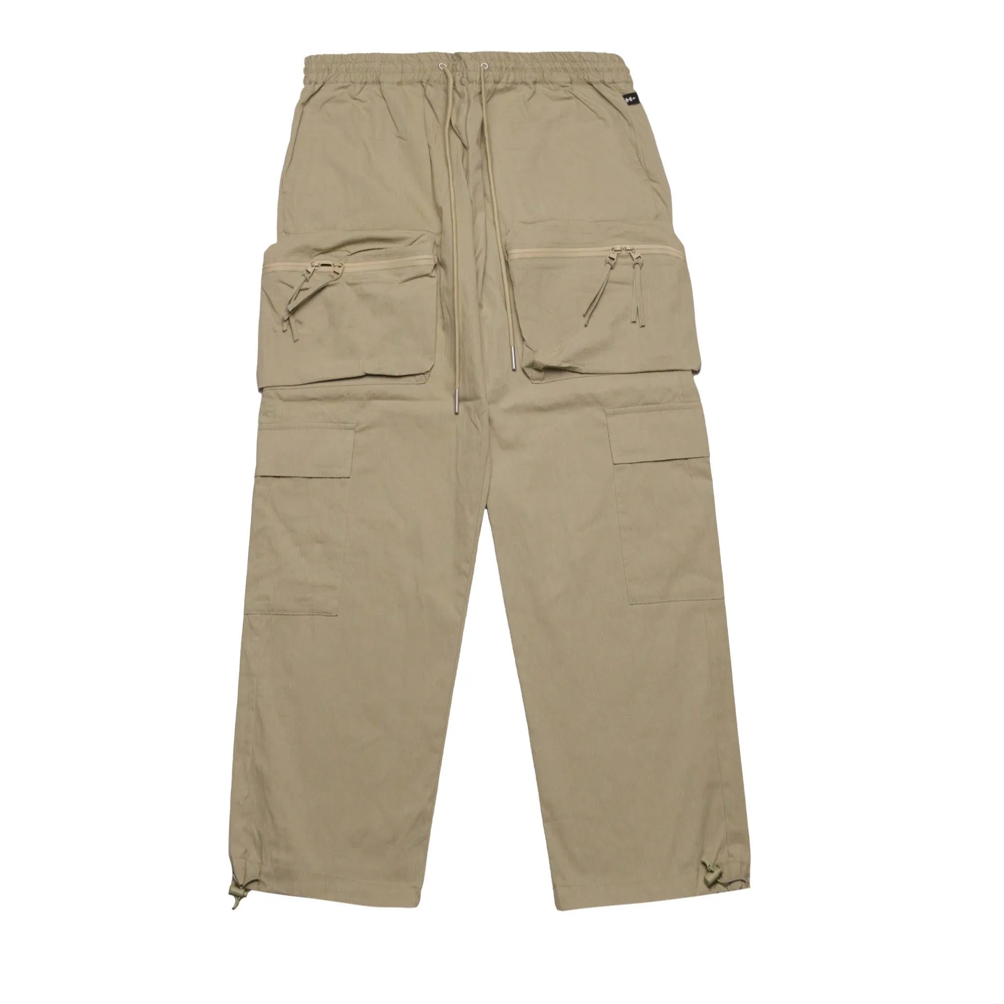 HOMME  Nylon Cargo Pocket Pants Taupe