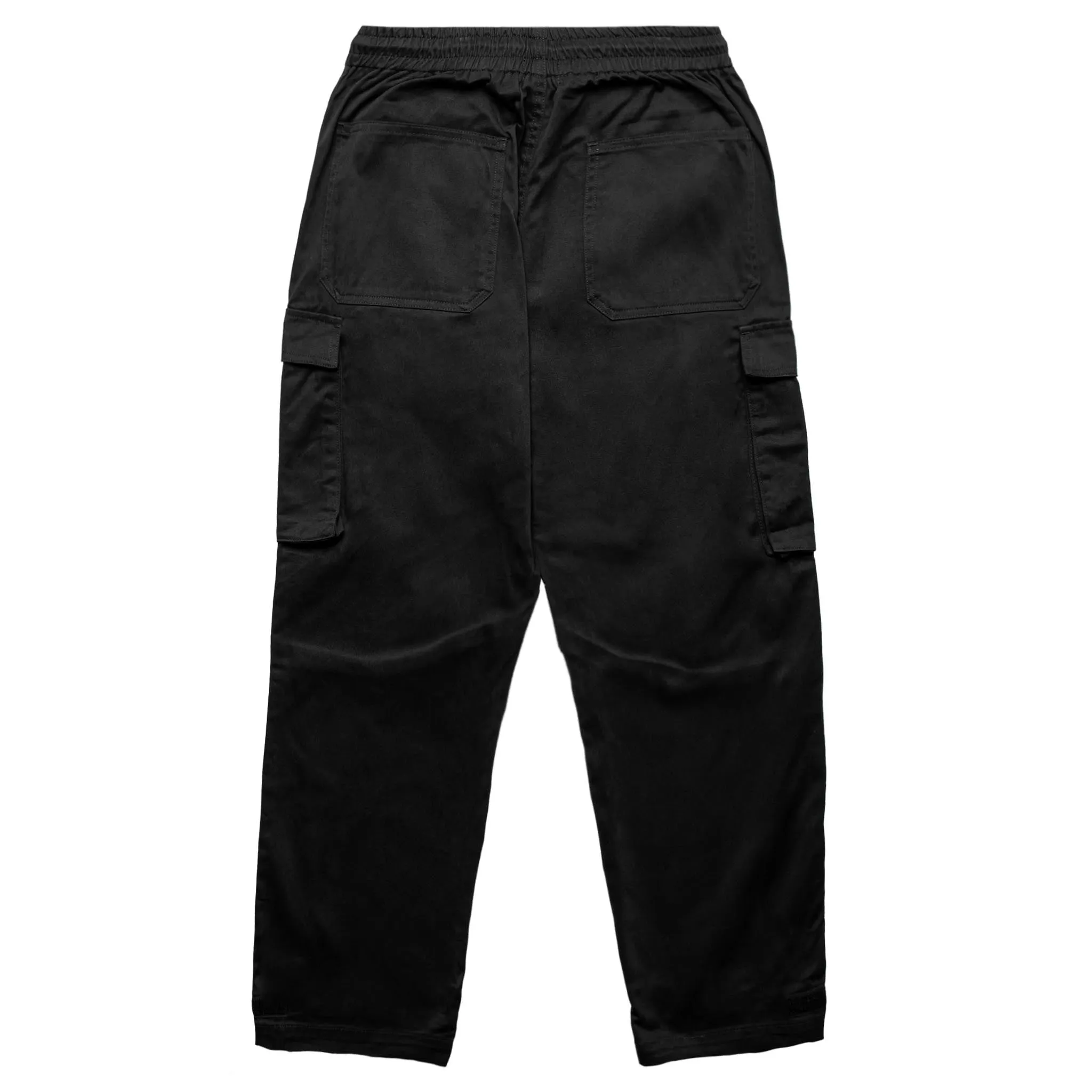 HOMME  Reflective Strap Tech Cargo Pants Black