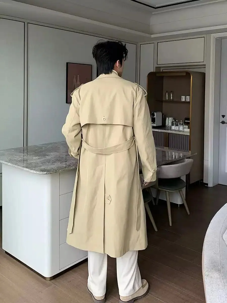 Hua Structured Belted Trench Coat