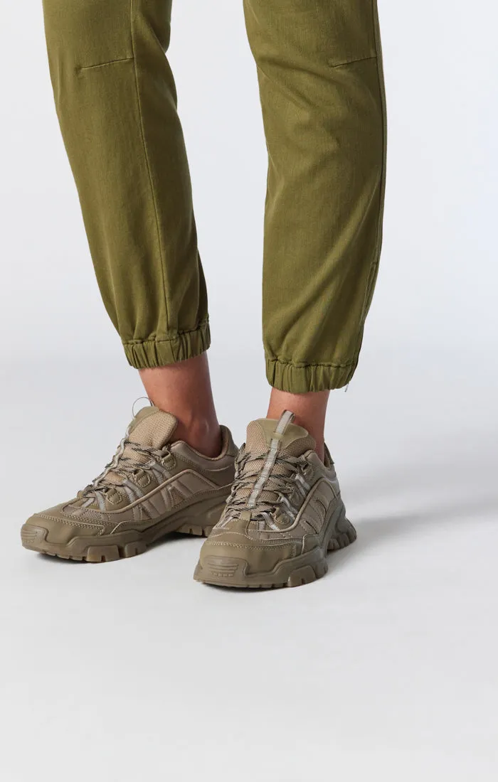 IVY SLIM CARGO PANTS IN BRANCH TWILL