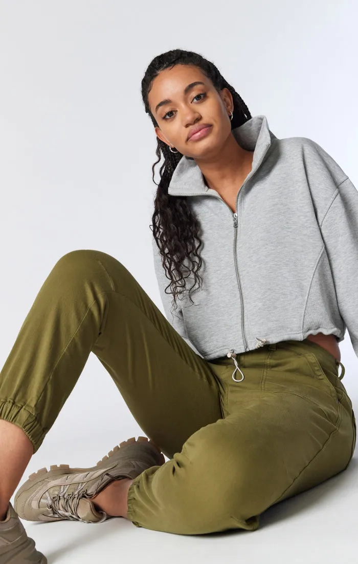 IVY SLIM CARGO PANTS IN BRANCH TWILL