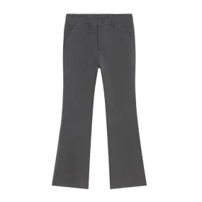 Korean Style Male Suit Pants Boot-cut Button Trousers Solid Color Straight Leg Men's Trousers New Summer Fashion 9C6587