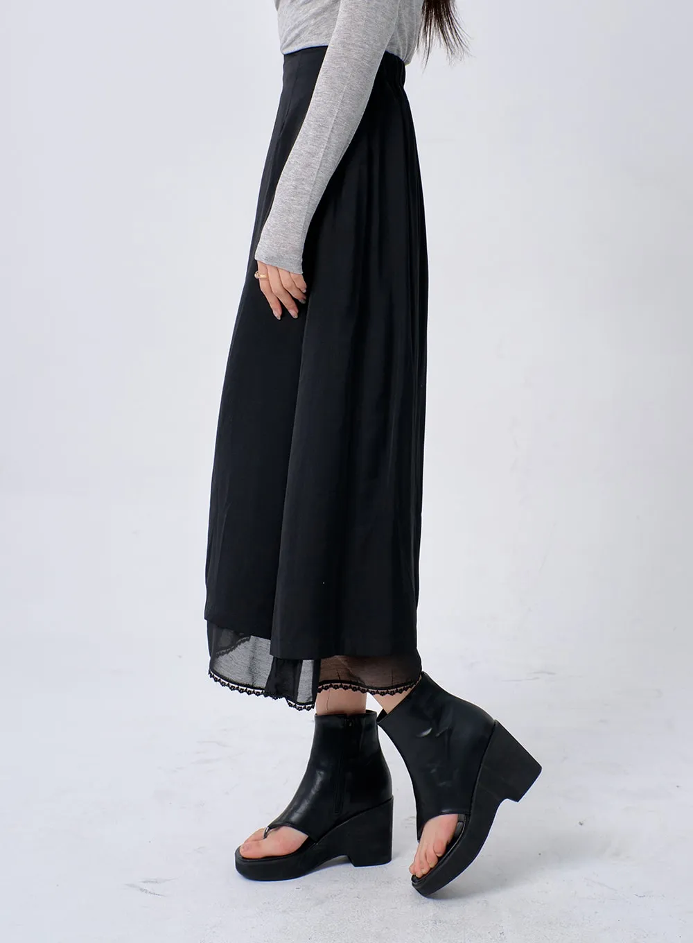 Lace Maxi Skirt BA321