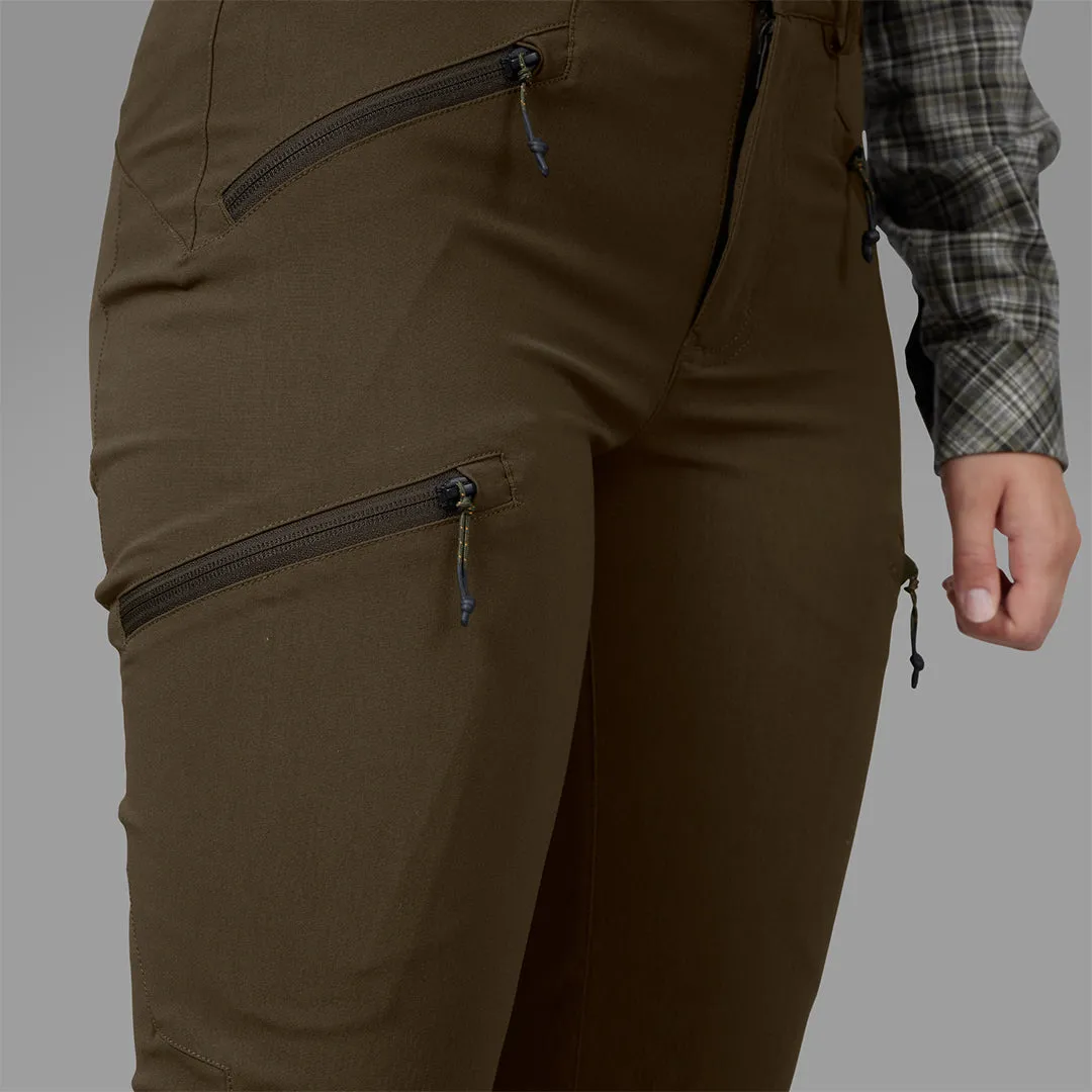 Larch Stretch Lady Trousers Pine Green by Seeland