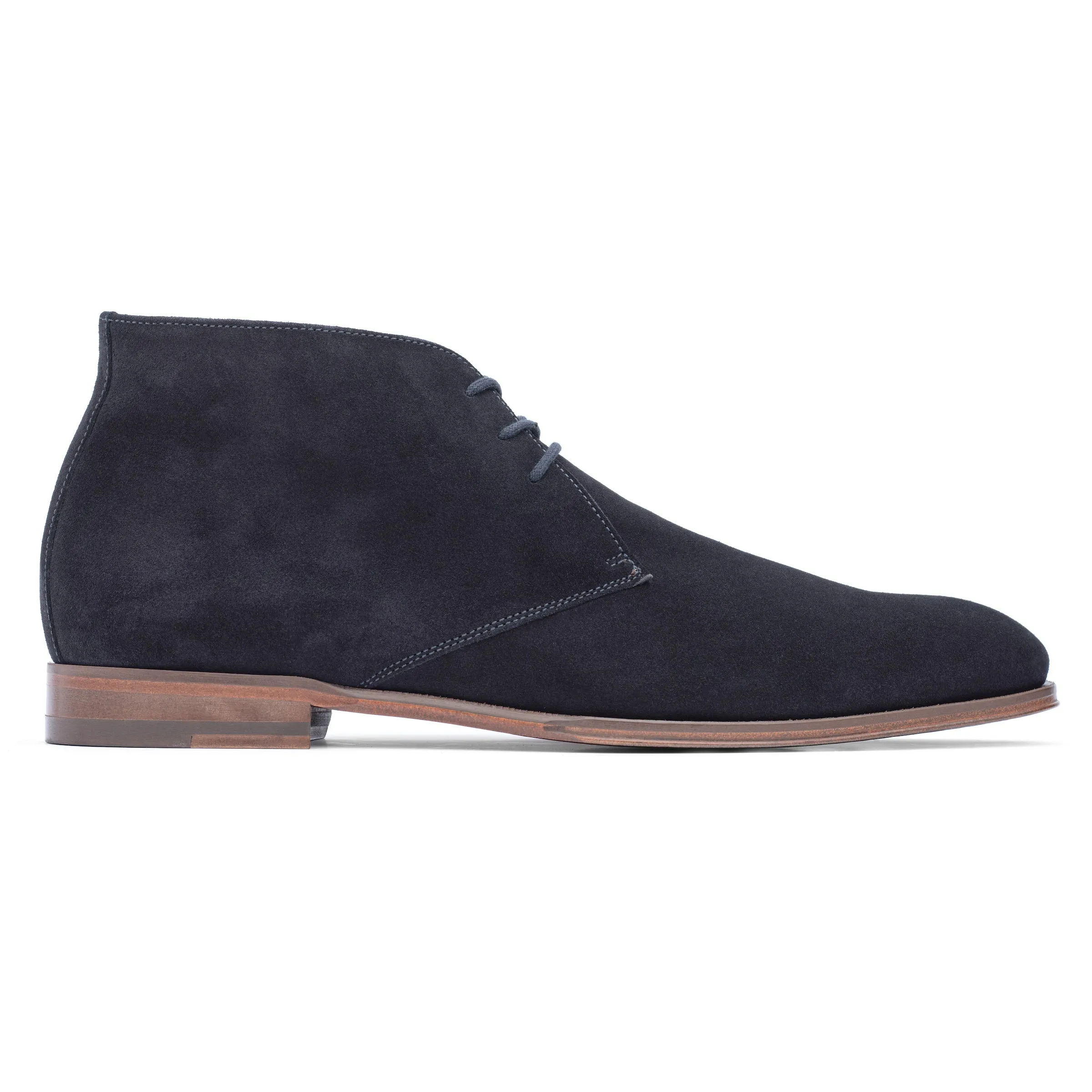 Leigh Blue Suede Chukka Boot