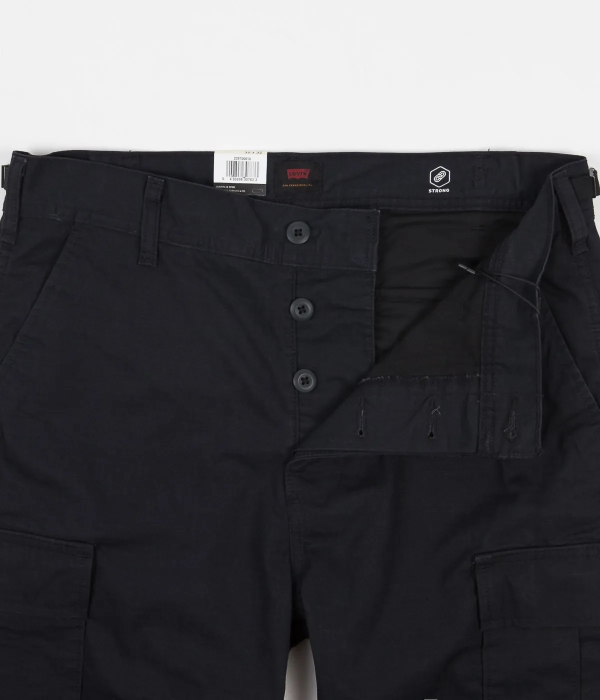 Levi's® Skate Cargo Pants - Jet Black Ripstop