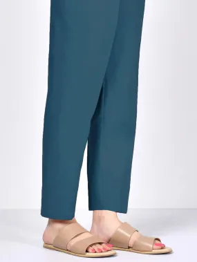 Limelight Peacock Blue Plain Cambric Trouser (P7519TR)